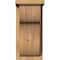 Ekena Millwork Carmel Smooth Corbel w/Backplate, Western Red Cedar, 7 1/2"W x 8"D x 16"H COR08X08X16CAR01SWR - alternate 2